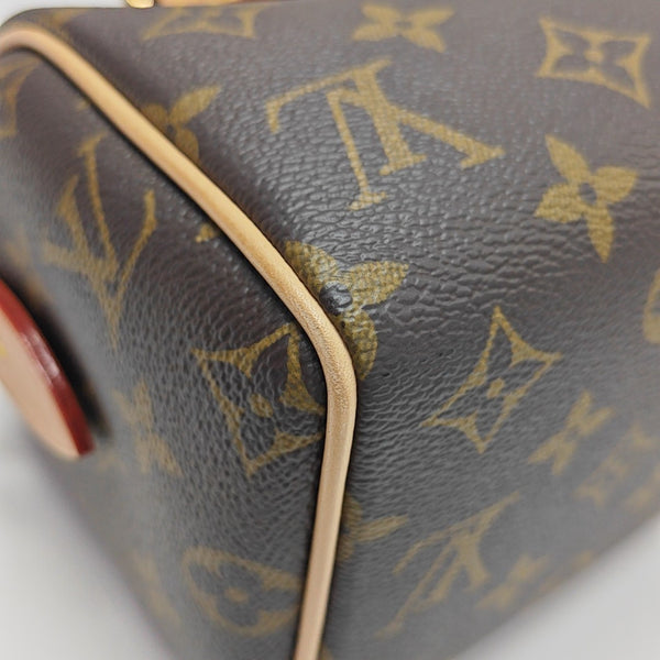 SPEEDY 20 Monogram Coated Canvas Brown