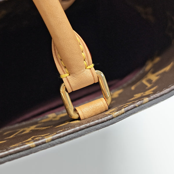 MONTAIGNE GM Monogram Coated Canvas Brown