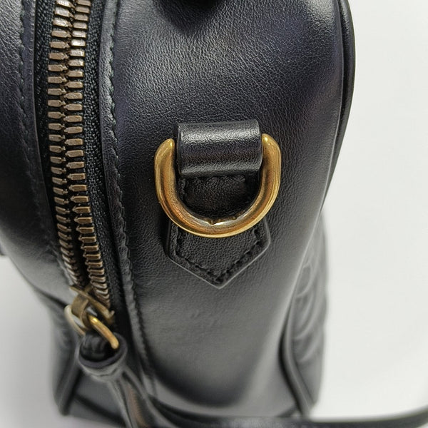 Authenticated pre-owned GG Marmont Quilted Calfskin Black - Shoulder Bag at Looply