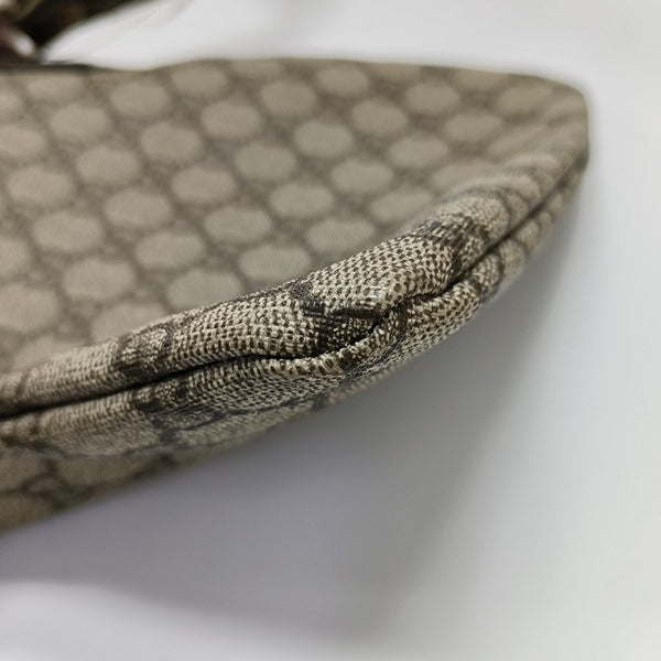 Monogram Coated Canvas Shoulder Bag Brown