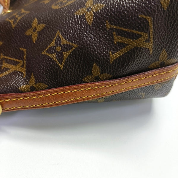 NÉONOÉ Nano Monogram Coated Canvas Brown