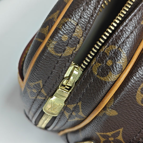REPORTER Monogram Coated Canvas Brown