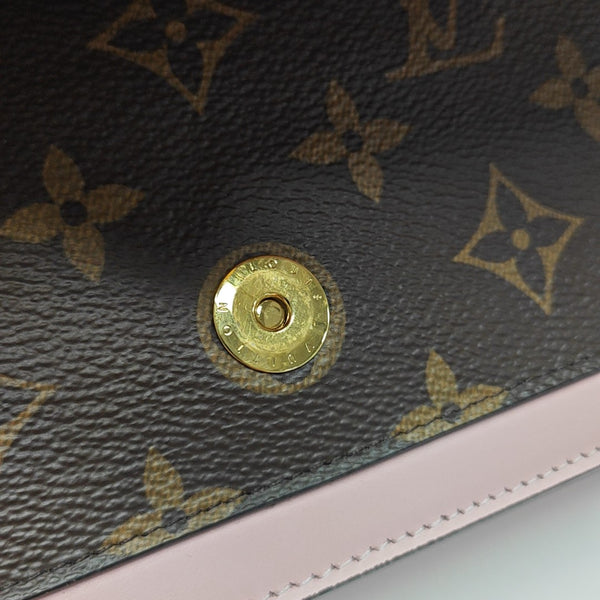 FLORE Monogram Coated Canvas Brown
