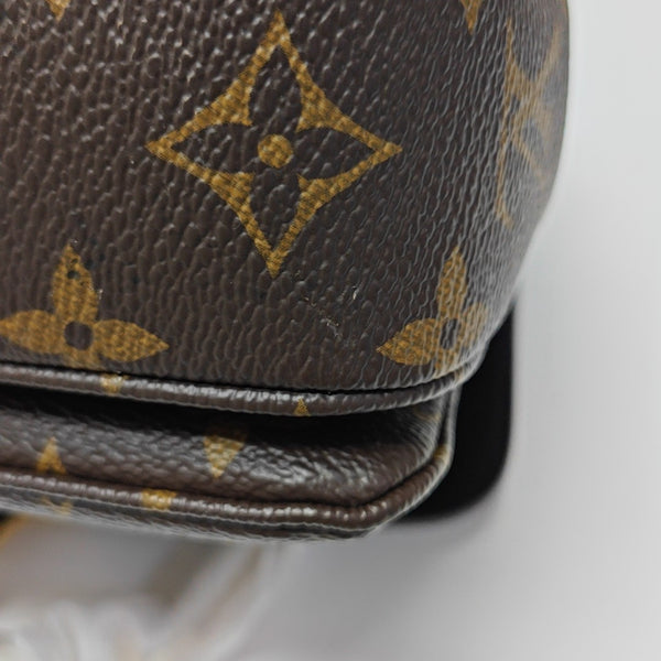 MARCEAU Monogram Coated Canvas Brown