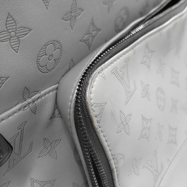 RACER Monogram Calfskin Gray