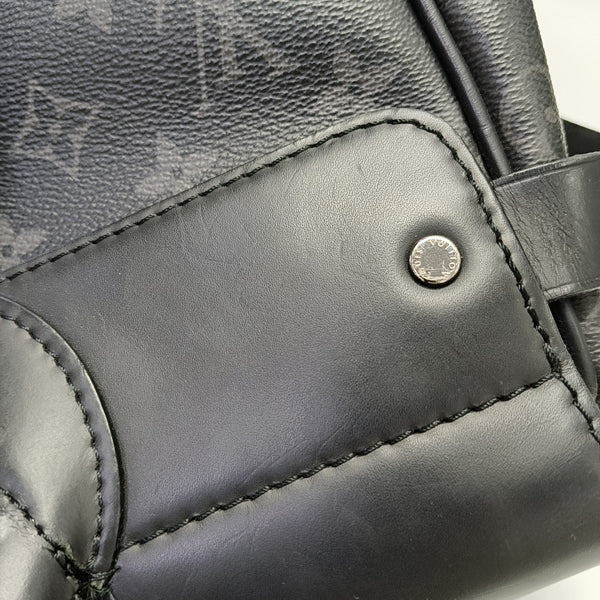 STEAMER Monogram Coated Canvas Black