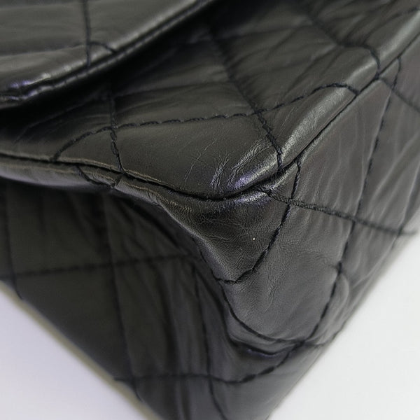 2.55 227 (jumbo) Quilted Calfskin Black