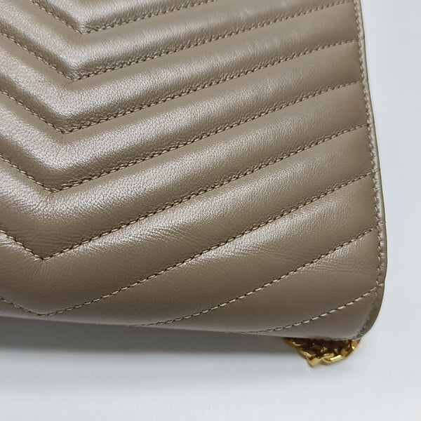 MONOGRAM WOC Chevron Calfskin Beige