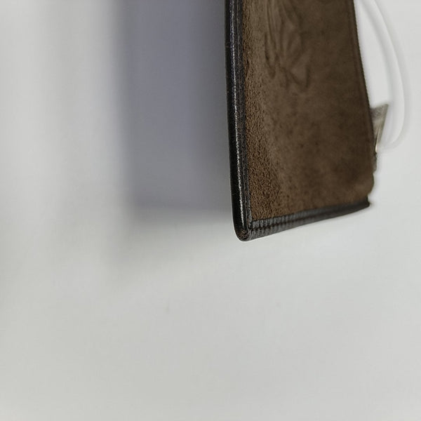 Suede Coin Purse Brown