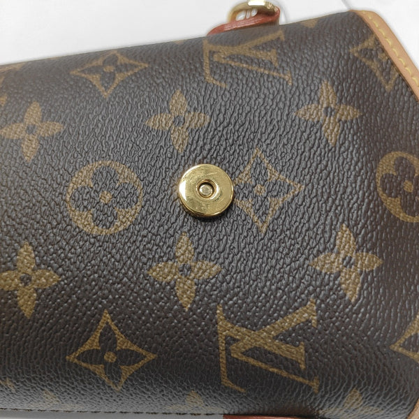 FOLD ME Monogram Coated Canvas Brown