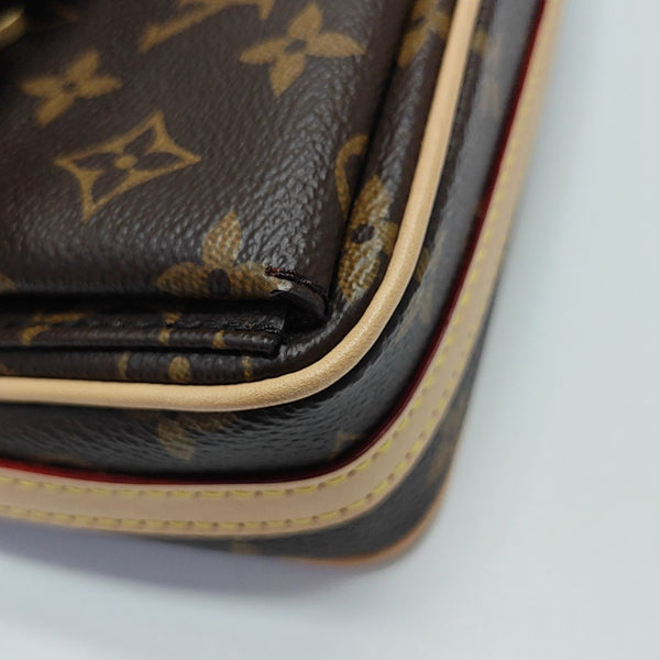 VIVA CITE Monogram Coated Canvas Brown