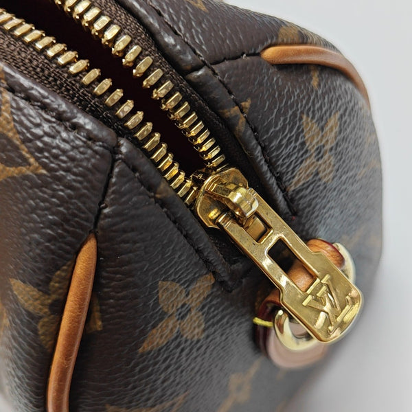 SPEEDY 20 Monogram Coated Canvas Brown