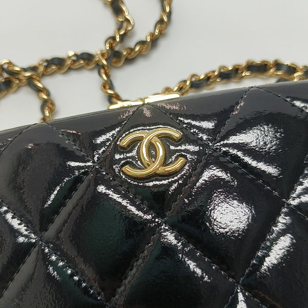 Quilted Lambskin Black