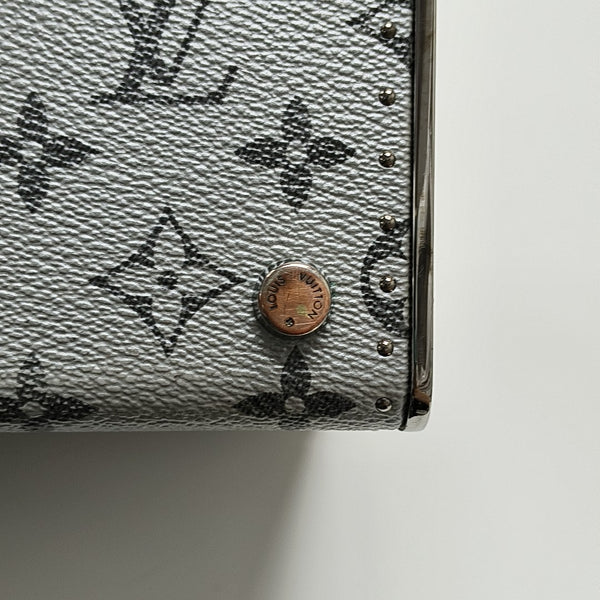 Monogram Coated Canvas Mini Gray