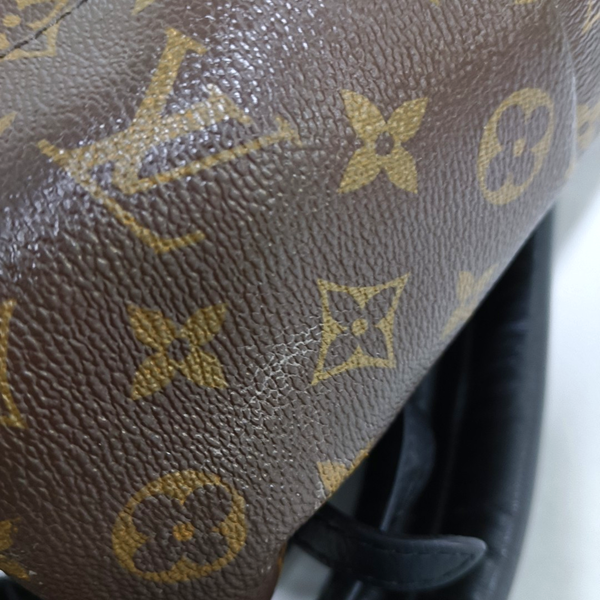 PALM SPRINGS PM Monogram Coated Canvas Brown