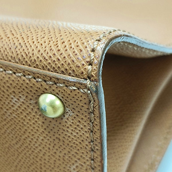 Grained Calfskin Brown