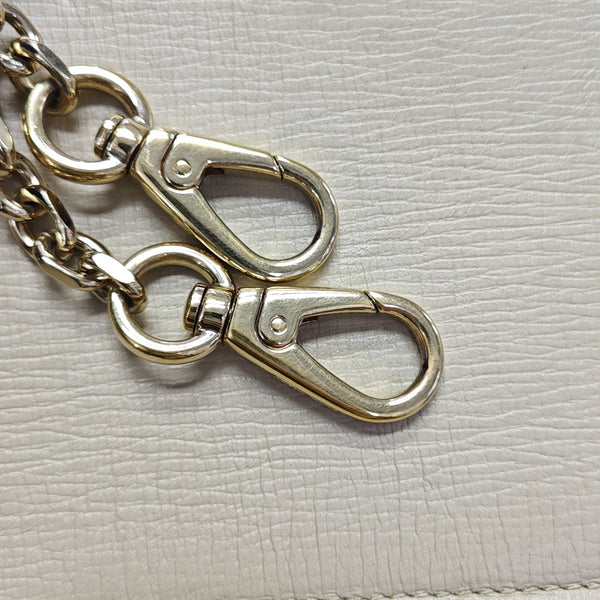 Calfskin Shoulder Bag Beige