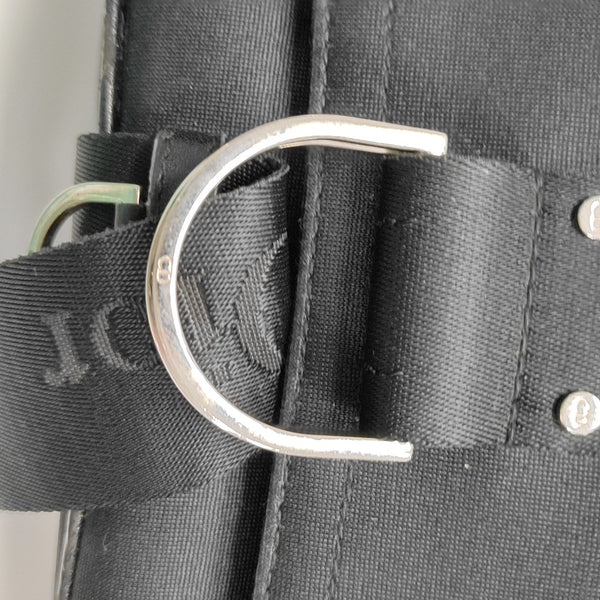 Fabric Shoulder Bag Black