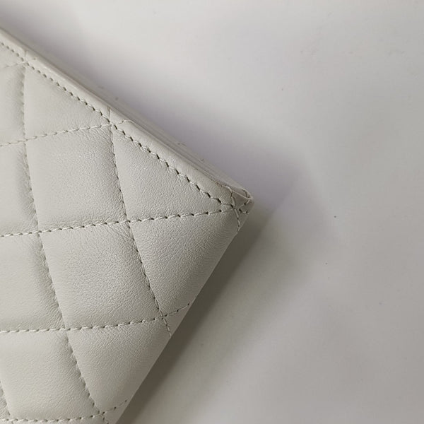 Quilted Calfskin White