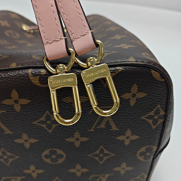NÉONOÉ MM Monogram Coated Canvas Brown