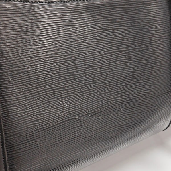 Calfskin Top Handle Bag Black