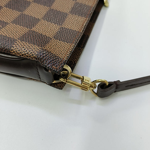 ACCESSOIRES Damier Ebene Coated Canvas Brown