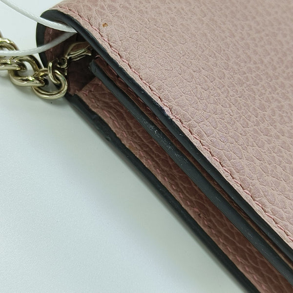 GG Marmont Super Mini Calfskin Pink