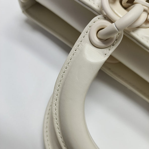 Lady D-Joy Medium Cannage Calfskin Beige