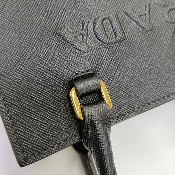 Saffiano Calfskin Tote Bag Black