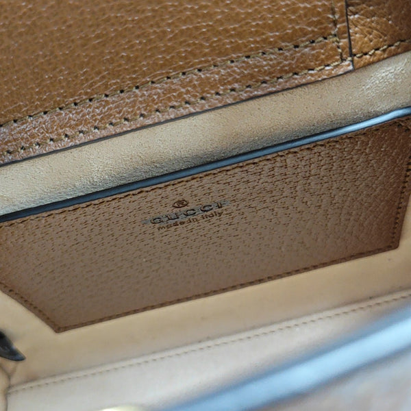 Diana Mini Calfskin Brown