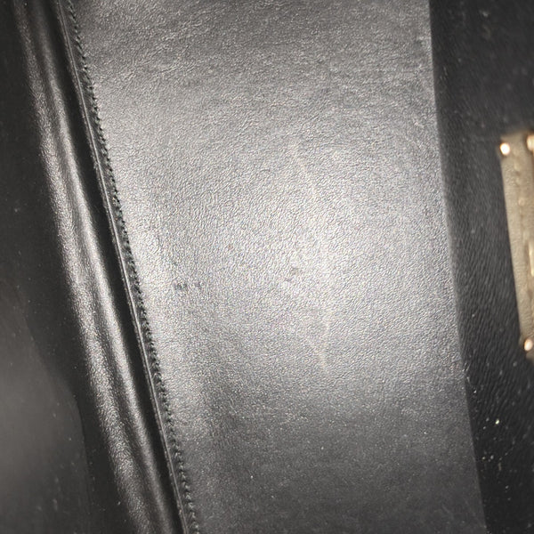Calfskin Shoulder Bag Medium Black