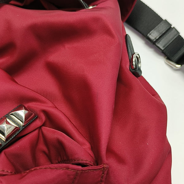 Black Nylon Nylon Red