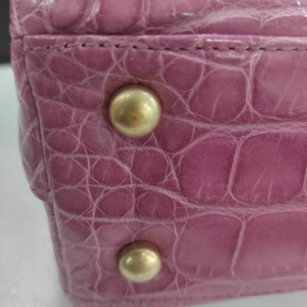 COCO HANDLE Small Crocodile Red