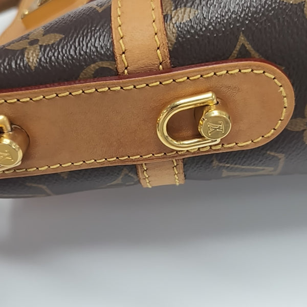 DUFFLE Monogram Coated Canvas Brown