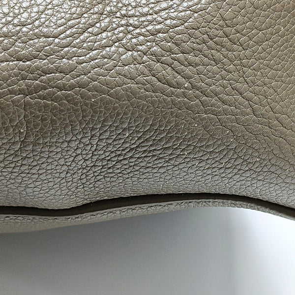Authenticated pre-owned SANGLE Small Calfskin Gray - Bucket Bag at Looply