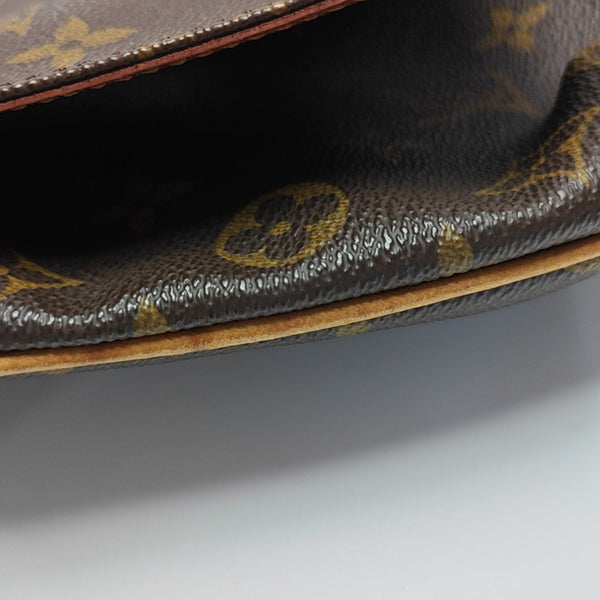 MUSETTE TANGO Monogram Coated Canvas Brown