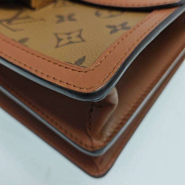 DAUPHINE MM Monogram Coated Canvas Brown