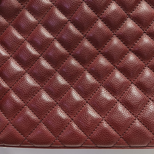 SHIVA Quilted Grained Calfskin Red