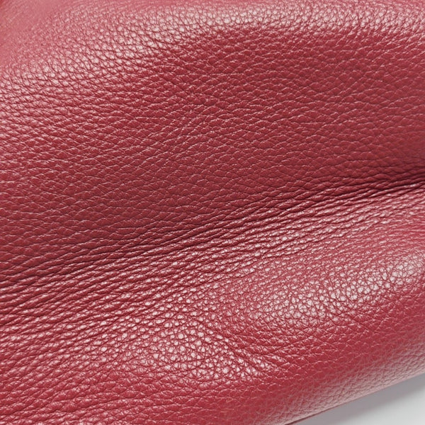 Bow Small Leather Beige