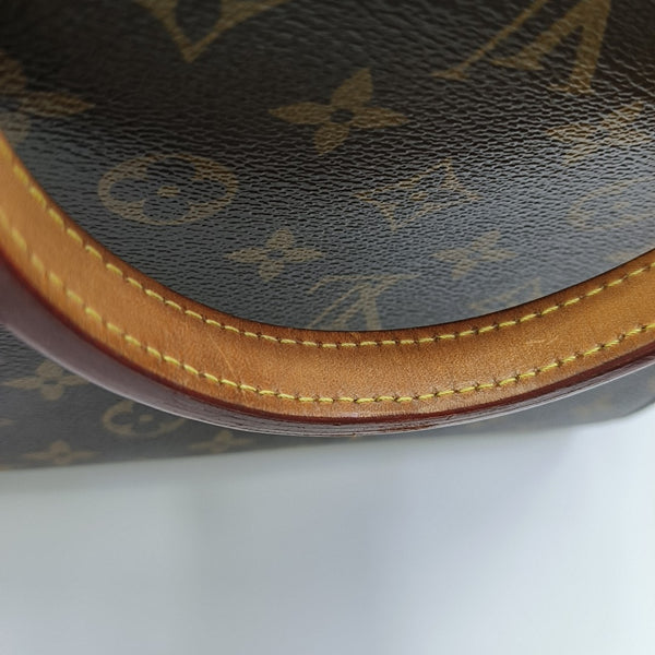CLUNY PM Monogram Coated Canvas Brown