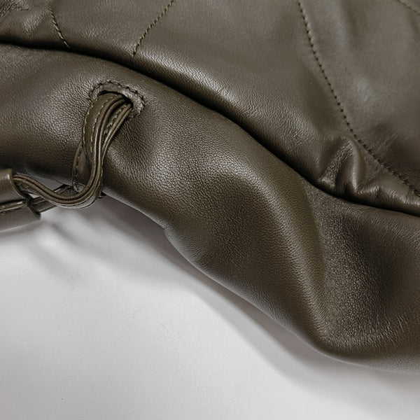 JAMIE SHOPPING Medium Quilted Lambskin Gray