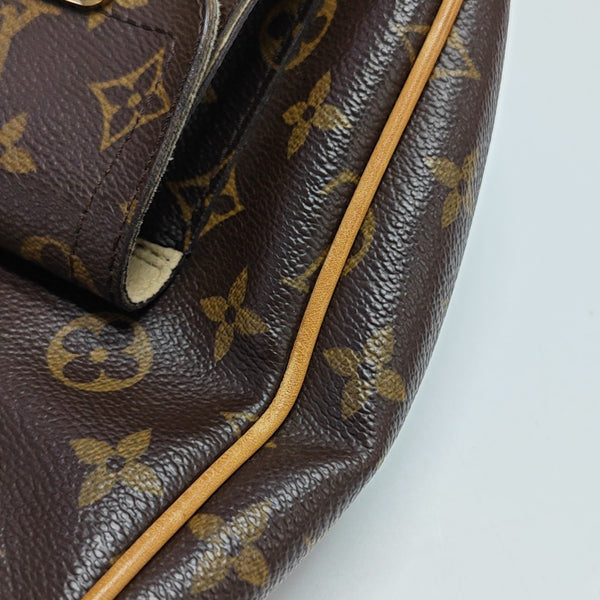 HUDSON GM Monogram Coated Canvas Brown
