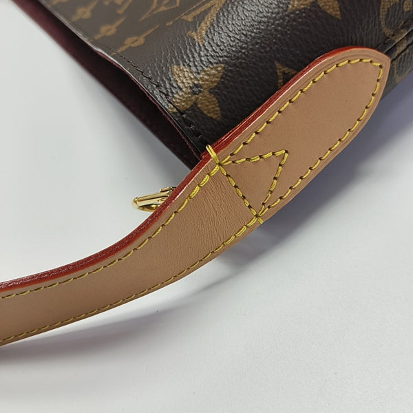 ALL IN GM Monogram Coated Canvas Brown
