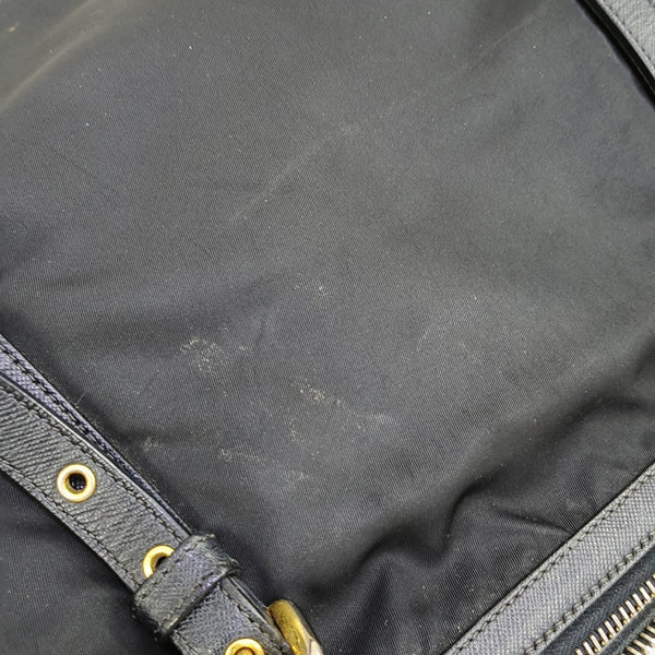 Nylon Tote Bag Black