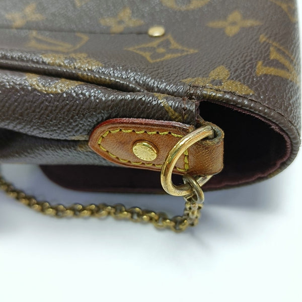 FAVORITE PM Monogram Coated Canvas Brown