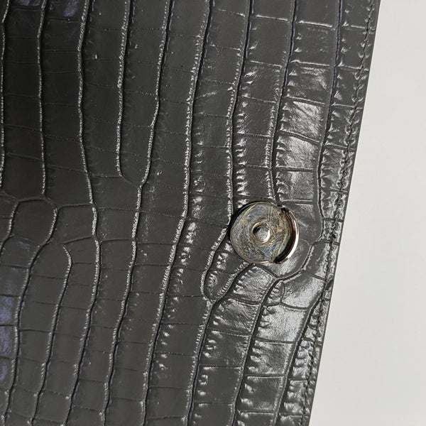 SUNSET Medium Calfskin Gray