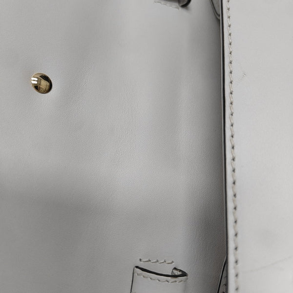 Sylvie Mini Calfskin White
