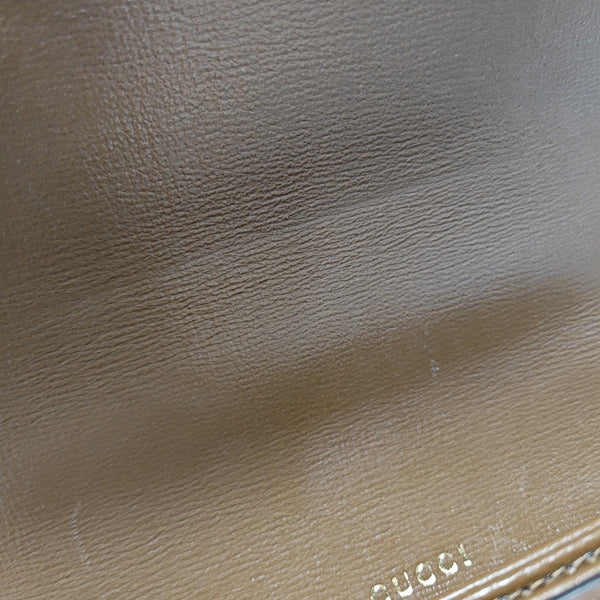 Horsebit 1955 Mini Monogram Coated Canvas Beige