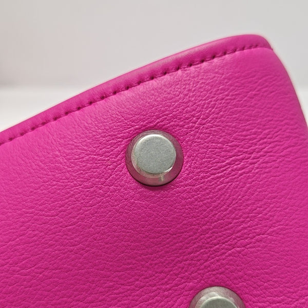 Triangle Small Calfskin Red