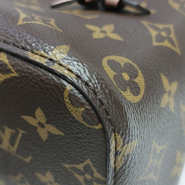 NÉONOÉ MM Monogram Coated Canvas Brown